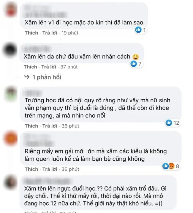 Bình luận của dân mạng về sự việc. Ảnh chụp màn hình Bình luận của dân mạng về sự việc. Ảnh chụp màn hình