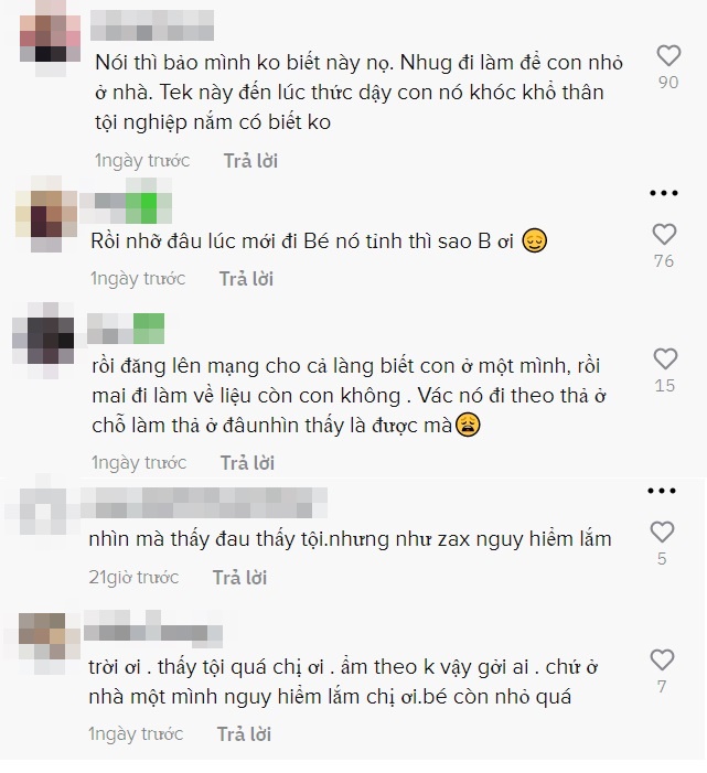 Mẹ trẻ lo đi mưu sinh, chốt cửa phòng trọ để con lại một mình: 'Vì cuộc sống nên đành vậy' - Ảnh 5 Mẹ trẻ lo đi mưu sinh, chốt cửa phòng trọ để con lại một mình: 'Vì cuộc sống nên đành vậy' - Ảnh 5