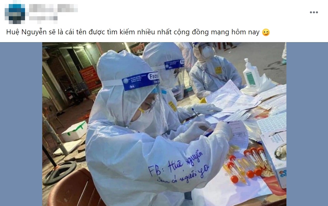 Nữ học viên tranh thủ 'thả thính' trên đồ bảo hộ nhận được một lời hẹn cưới rất lãng mạn bằng thơ 4 Nữ học viên tranh thủ 'thả thính' trên đồ bảo hộ nhận được một lời hẹn cưới rất lãng mạn bằng thơ 4