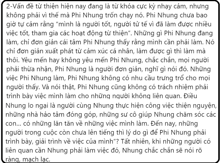 Phi Nhung lên tiếng trước tin đồn bị bà Phương Hằng 'điểm danh', nói về mối quan hệ với Hoài Linh 4 Phi Nhung lên tiếng trước tin đồn bị bà Phương Hằng 'điểm danh', nói về mối quan hệ với Hoài Linh 4