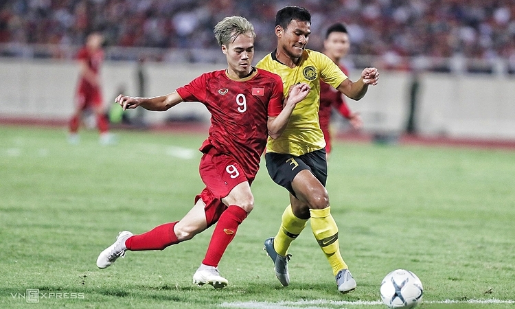 Đội tuyển Việt Nam sẽ có trận đấu đầu tiên tại vòng loại World Cup 2022 vào đúng ngày Quốc khánh. Ảnh: VNE