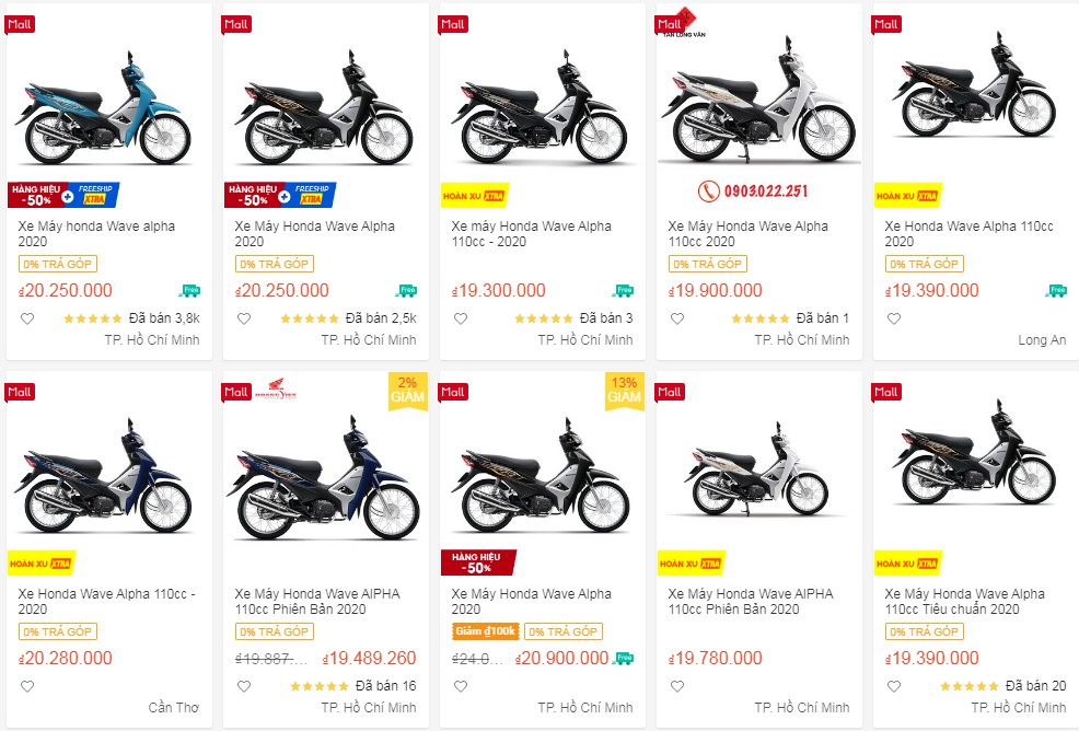 Honda Wave Alpha giá bán bằng đúng bát phở, dân tình nháo nhào thi nhau 'chốt đơn' 4 Honda Wave Alpha giá bán bằng đúng bát phở, dân tình nháo nhào thi nhau 'chốt đơn' 4