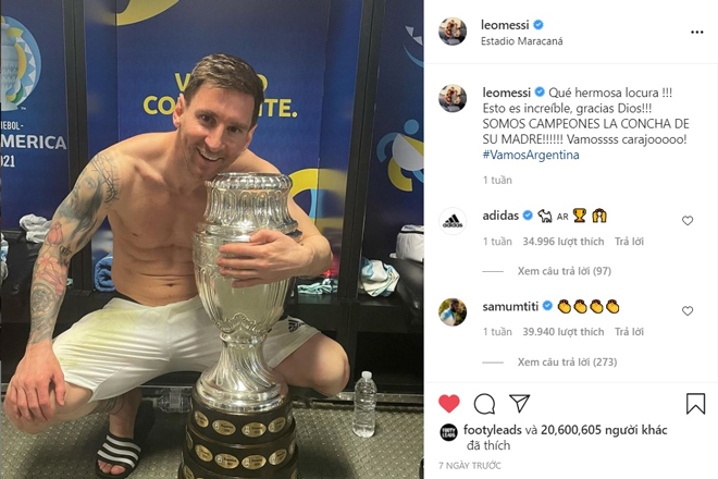 Tin bóng đá mới nhất 19/7: Messi đi nghỉ mát cũng phá kỉ lục của Ronaldo, HLV Park Hang-seo nhận tin cực vui tại vòng loại World Cup 1