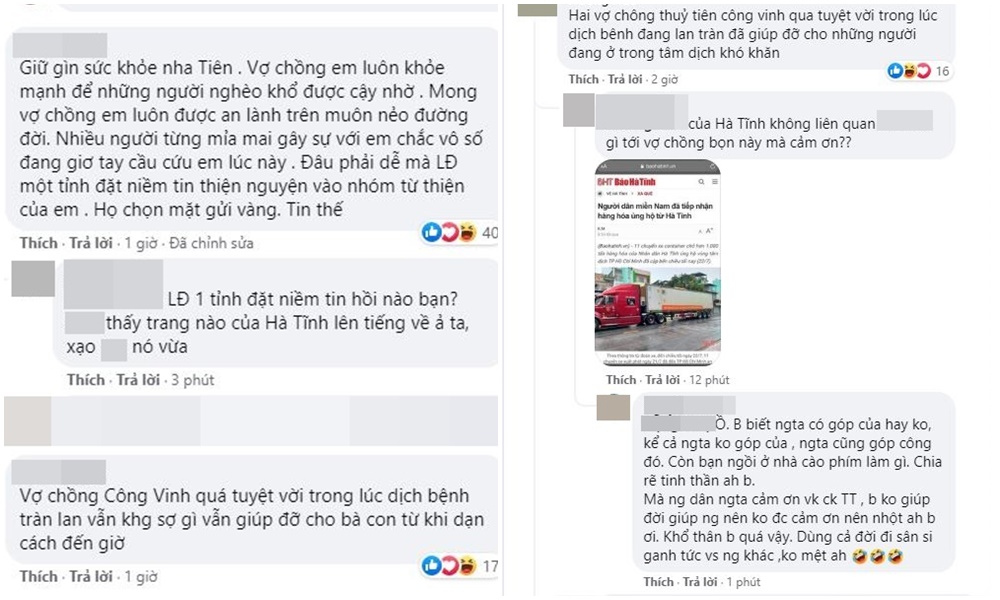 Ca sĩ Thủy Tiên đăng status tranh cãi, bị mắng nhận vơ hơn 1000 tấn lương thực hỗ trợ Sài Gòn 6 Ca sĩ Thủy Tiên đăng status tranh cãi, bị mắng nhận vơ hơn 1000 tấn lương thực hỗ trợ Sài Gòn 6