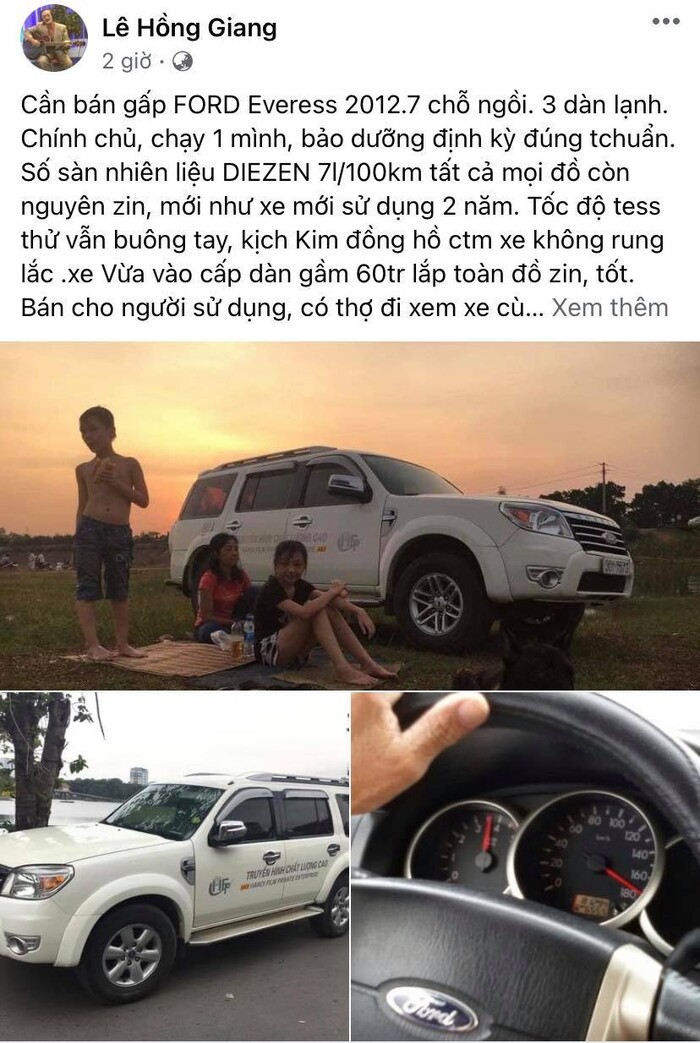 Nghệ sĩ Giang còi trở bệnh nặng, đăng bán gấp xe hơi để chạy chữa - Ảnh 2 Nghệ sĩ Giang còi trở bệnh nặng, đăng bán gấp xe hơi để chạy chữa - Ảnh 2