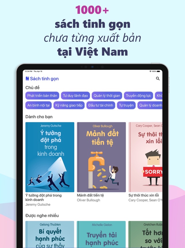 Ứng dụng Sách tinh gọn chính thức ra mắt: Trải nghiệm văn hóa đọc thuận tiện nhất tại Việt Nam 3