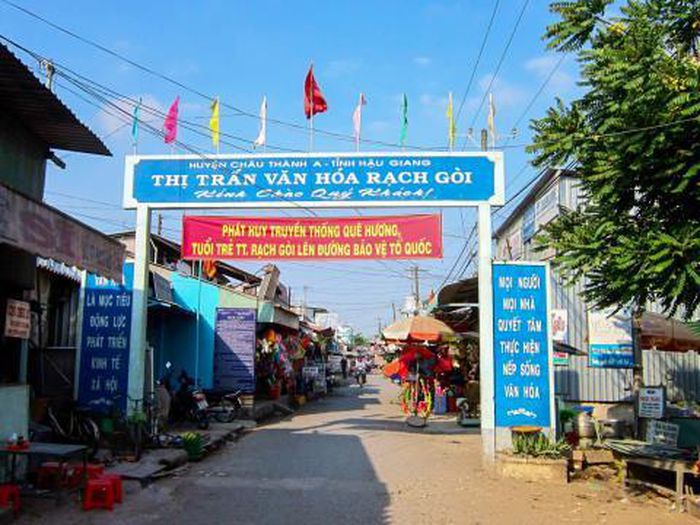 Thị trấn Rạch Gòi (huyện Châu Thành A, tỉnh Hậu Giang), nơi xảy ra vụ việc hy hữu. Ảnh: Internet Thị trấn Rạch Gòi (huyện Châu Thành A, tỉnh Hậu Giang), nơi xảy ra vụ việc hy hữu. Ảnh: Internet