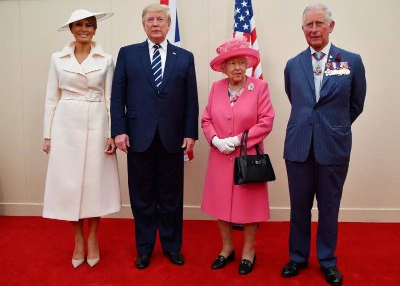 Khi ông ấy nói mình đã gặp: 'Công tước xứ cá voi' (Xứ Wales nhưng Trump viết thành Whales, nghĩa là cá voi). Ảnh: Getty