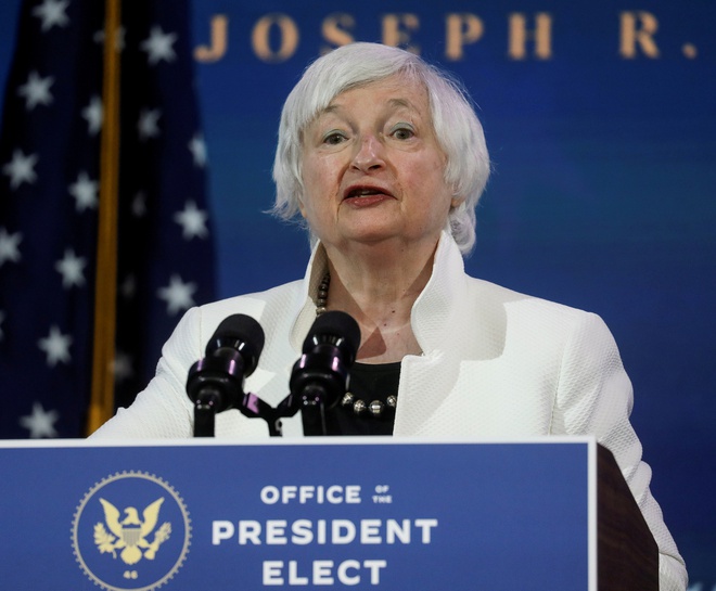 Bà Janet L. Yellen, tân bộ trưởng Tài chính Mỹ. Ảnh: Reuters Bà Janet L. Yellen, tân bộ trưởng Tài chính Mỹ. Ảnh: Reuters