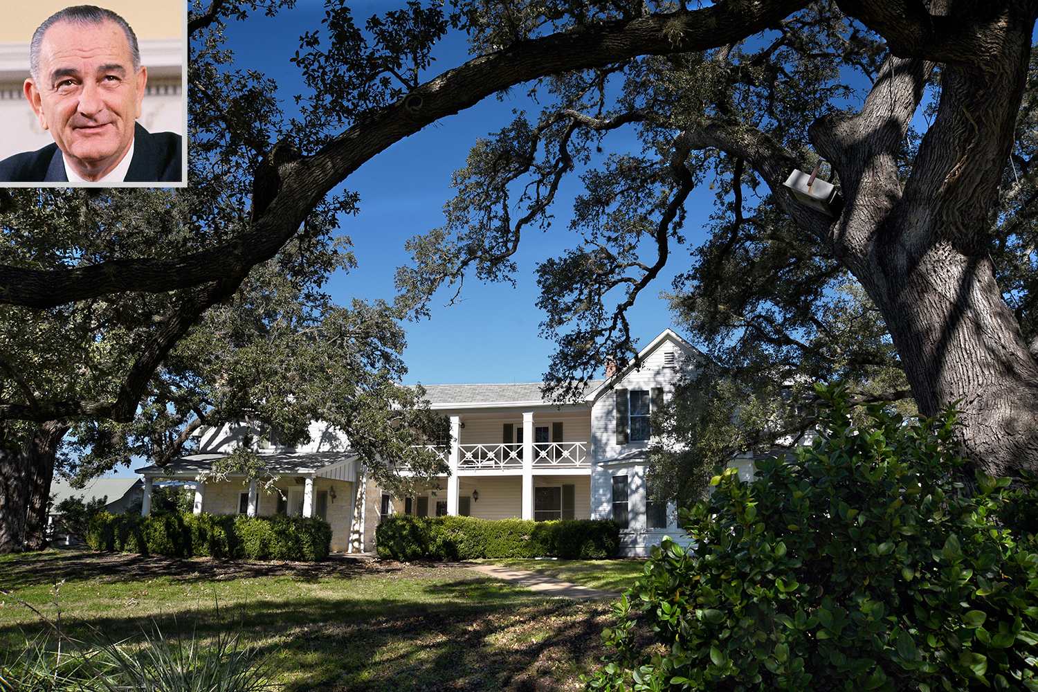 Sau khi rời nhiệm sở, Johnson cùng vợ là Lady Bird trở lại trang trại ở thành phố Johnson, Texas, nơi ông sinh ra. Ông được chôn cất tại nơi này và giờ nó là một viện bảo tàng. Ảnh: Getty