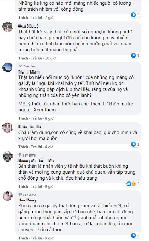 Cô gái chủ động khai báo y tế bị mắng nhiếc là ‘ngu’ - Ảnh 2 Cô gái chủ động khai báo y tế bị mắng nhiếc là ‘ngu’ - Ảnh 2