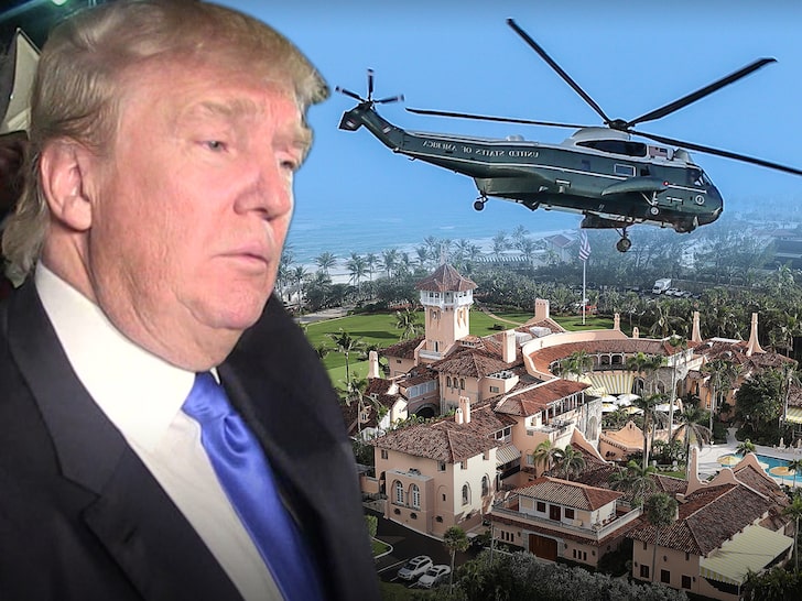 Việc được xây bãi đáp trực thăng ở đây là đặc quyền ông Trump có khi còn là tổng thống. Ảnh: Internet Việc được xây bãi đáp trực thăng ở đây là đặc quyền ông Trump có khi còn là tổng thống. Ảnh: Internet