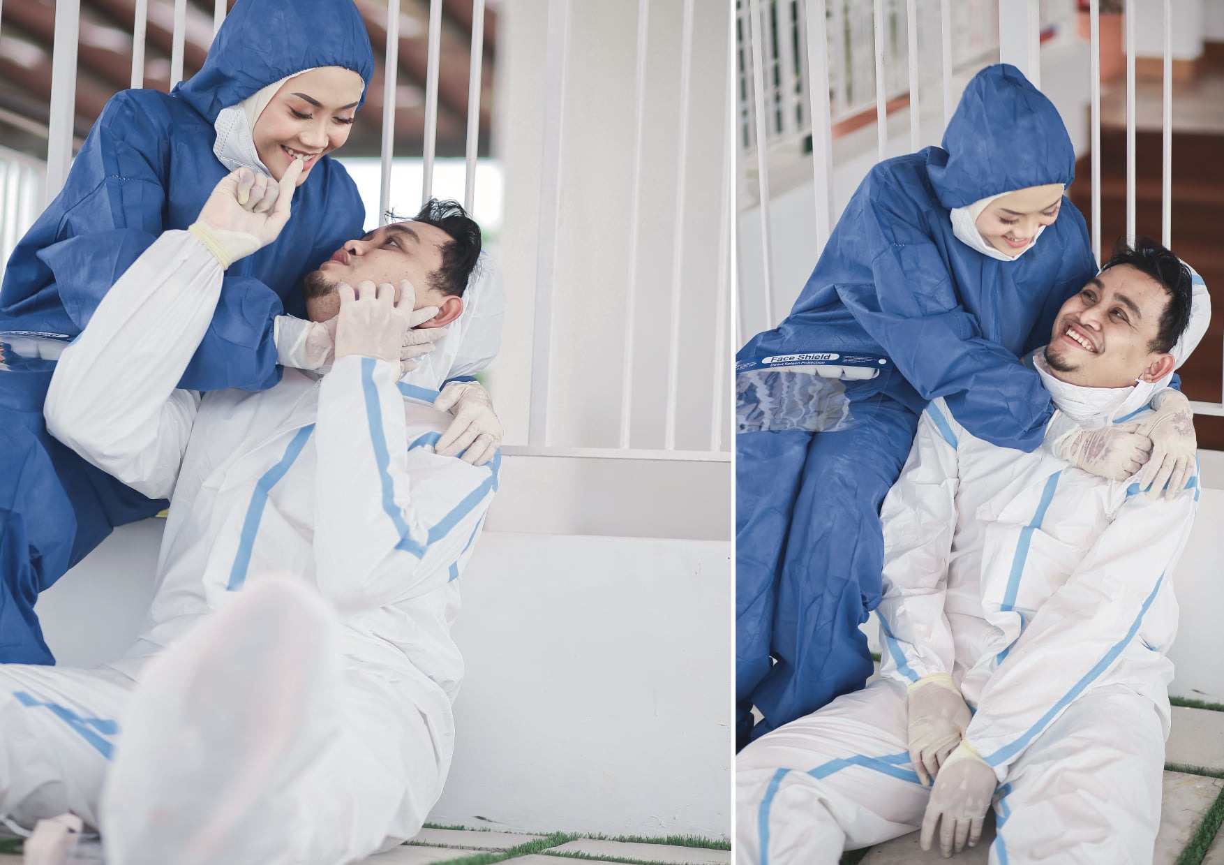 Hai nhân viên y tế nên duyên khi đi chống dịch, bộ ảnh cưới gây sốt cộng đồng mạng - Ảnh 3