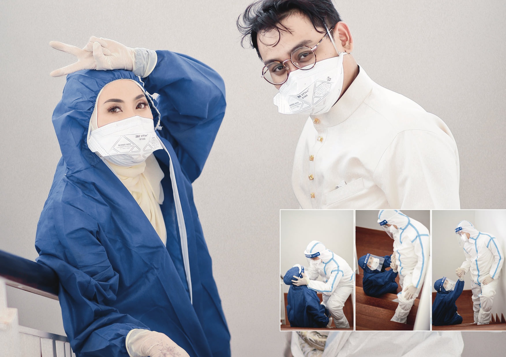 Bất chấp đại dịch Covid-19, 2 người vẫn quyết định về chung một nhà. Ảnh: Facebook