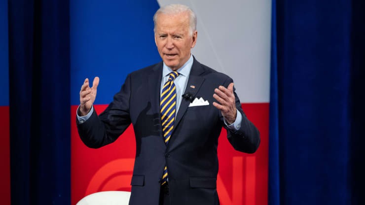 Ông Biden muốn tin tức trong 4 năm tới sẽ dành cho người Mỹ chứ không phải Donald Trump. Ảnh: CNBC Ông Biden muốn tin tức trong 4 năm tới sẽ dành cho người Mỹ chứ không phải Donald Trump. Ảnh: CNBC