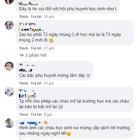Việc các cháu học sinh trở lại trường là tin vui với tất cả mọi người. Ảnh chụp màn hình Việc các cháu học sinh trở lại trường là tin vui với tất cả mọi người. Ảnh chụp màn hình