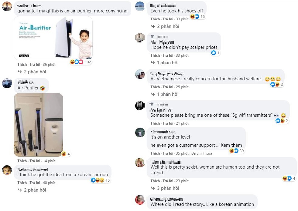 Cộng đồng mạng quốc tế bày tỏ sự thích thú trước ý tưởng này. Có người còn bày tỏ lo lắng cho số phận anh chồng. Mang tiếng là qua mặt vợ nhưng giờ đây câu chuyện của anh đã bay khắp 5 châu rồi. Ảnh chụp màn hình