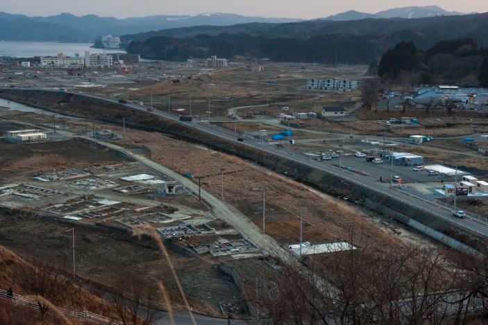 Ngày 23/2/2012, khu vực đã được tái thiết lại. Ảnh: AP