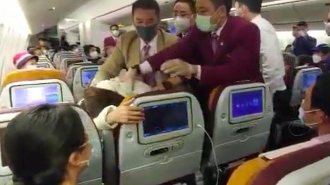 Sự cố xảy ra trên chuyến bay của hãng Donghai Airlines. Ảnh: SCMP Sự cố xảy ra trên chuyến bay của hãng Donghai Airlines. Ảnh: SCMP