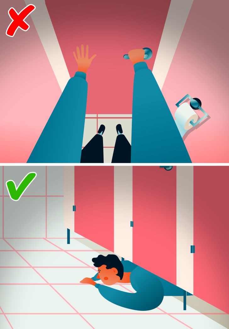 10 lý do khiến cửa nhà vệ sinh công cộng thường không kín chạm sàn