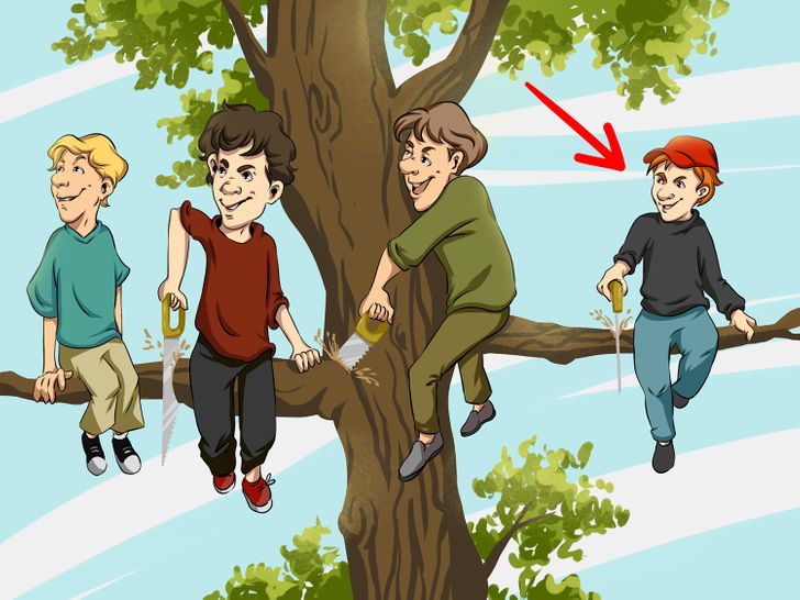 Câu đố cưa cây: Ai là kẻ mắc sai lầm lớn nhất? - Ảnh 13