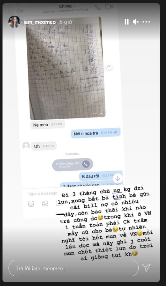 Tuần nào cũng gửi vài trăm củ cho giúp việc tiêu sài thì đúng là chỉ có Meo Meo làm được thôi. Ảnh: IGNV Tuần nào cũng gửi vài trăm củ cho giúp việc tiêu sài thì đúng là chỉ có Meo Meo làm được thôi. Ảnh: IGNV