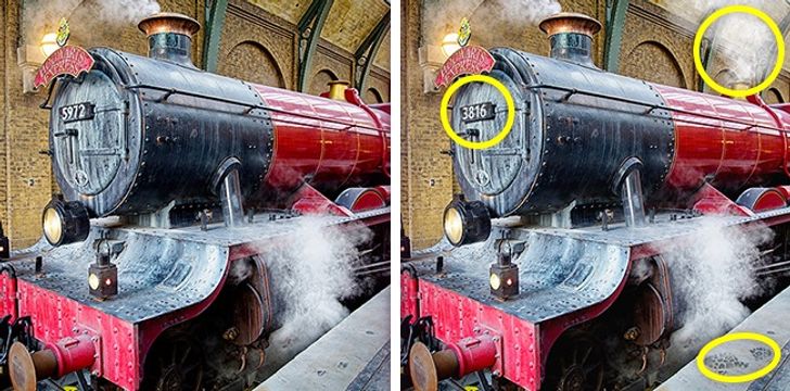 Tìm điểm khác biệt giữa 2 bức tranh