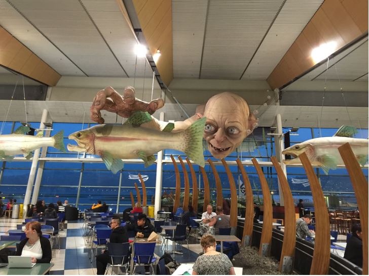 Một sân bay giải trí với chủ đề Chúa tể của những chiếc nhẫn