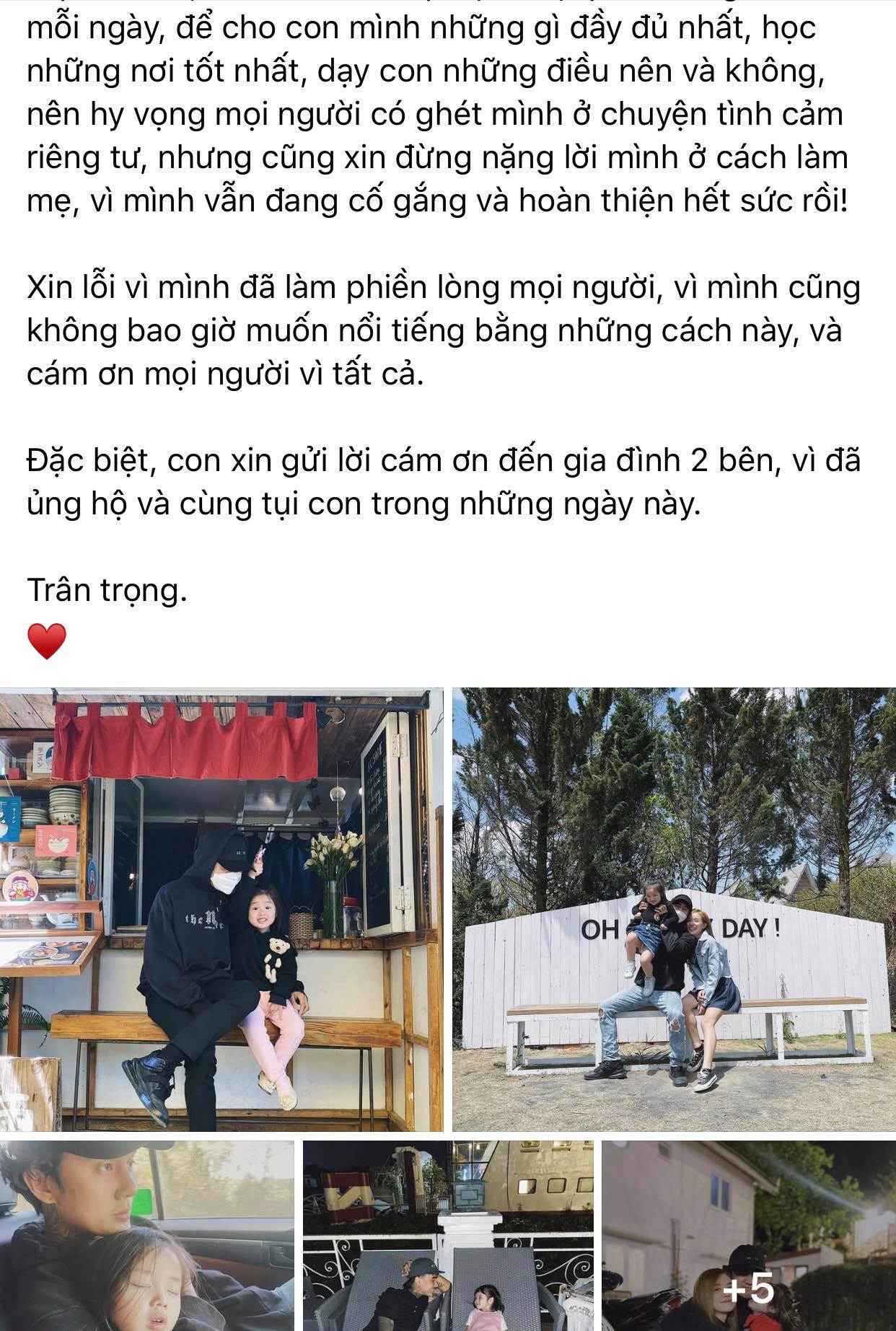 Tâm thư dài nói rõ toàn bộ mọi chuyện của Cindy Lư. Ảnh chụp màn hình