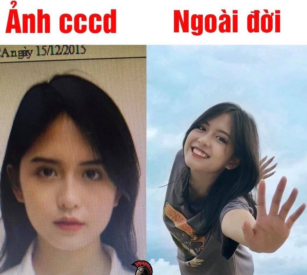 Dù ảnh CCCD hay ngoài đời thì cô bạn này vẫn rất xinh đẹp. Ảnh: Facebook Dù ảnh CCCD hay ngoài đời thì cô bạn này vẫn rất xinh đẹp. Ảnh: Facebook