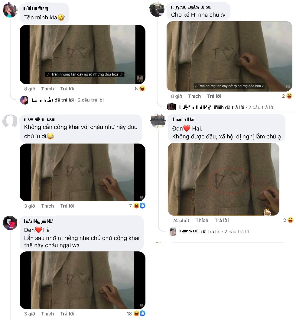 Fan của Đen thích thú biến mình thành nhân vật chính trong câu chuyện tình yêu với thần tượng. Ảnh chụp màn hình