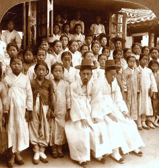 Một trường nam sinh ở Seoul, 1903