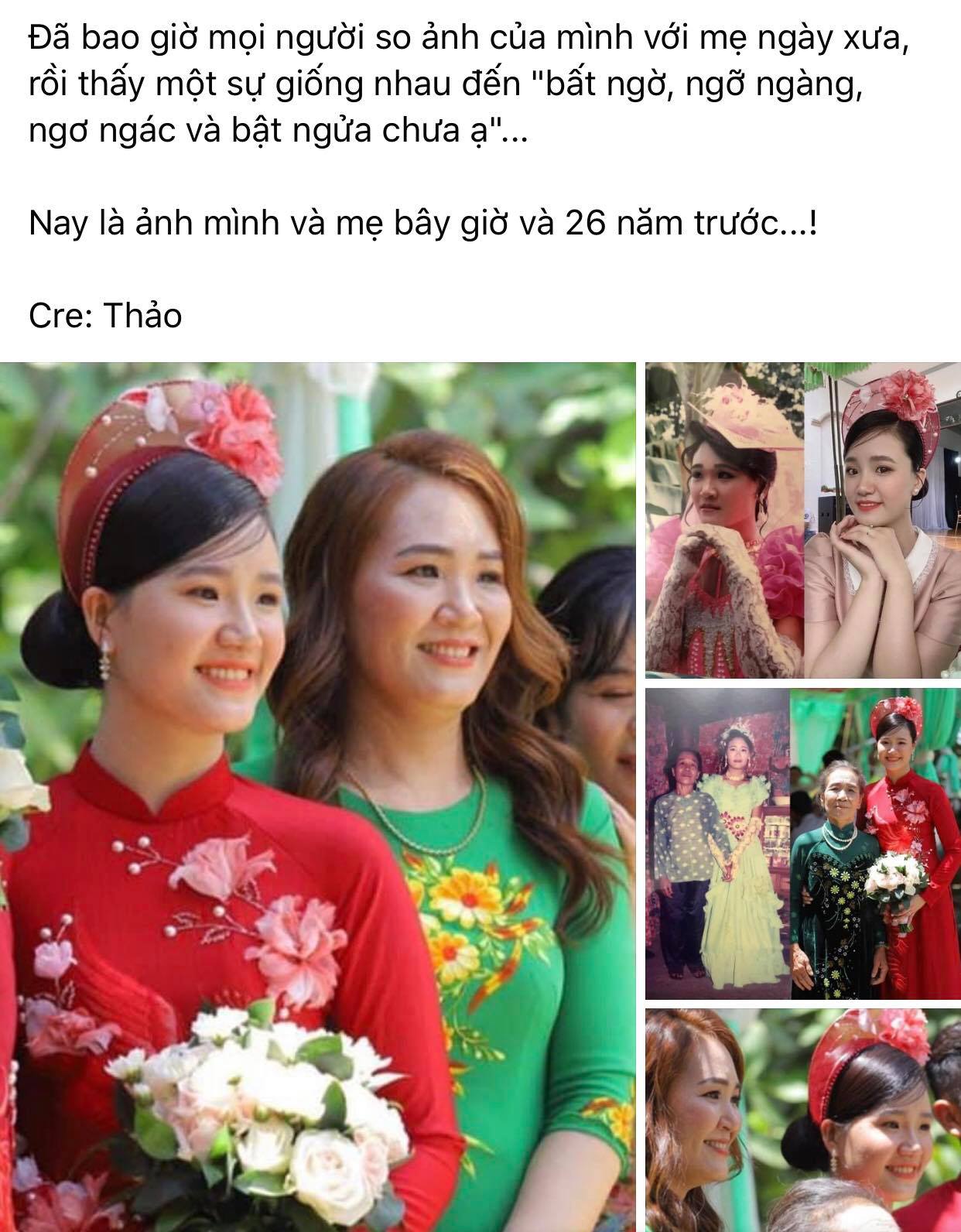 Màn so sánh ảnh ngày ấy - bây giờ của cô gái trẻ khiến cư dân mạng thích thú. Ảnh: K.S.C