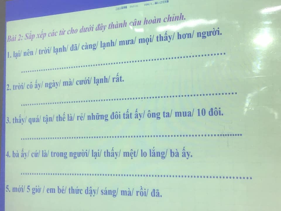 Bài tập Tiếng Việt của sinh viên Trung Quốc khiến chính người Việt toát mồ hôi 1 Bài tập Tiếng Việt của sinh viên Trung Quốc khiến chính người Việt toát mồ hôi 1