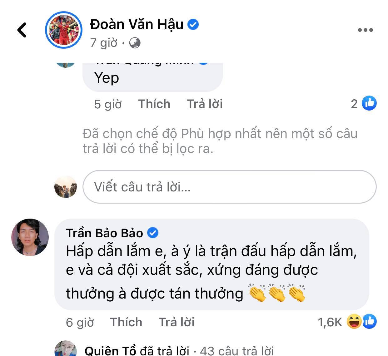 'Thả thính' Văn Hậu!