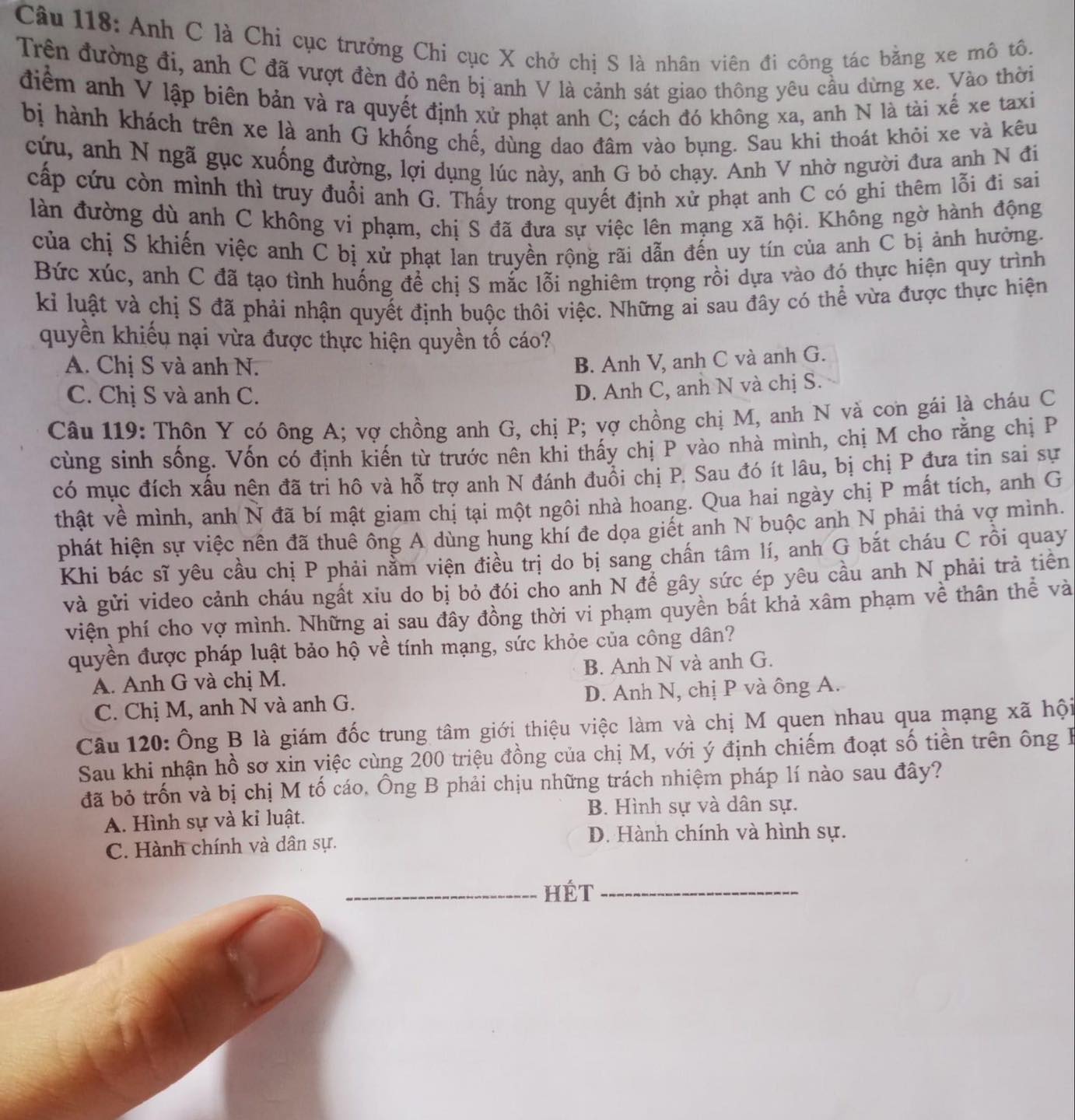 2 câu hỏi tình huống đề thi môn GDCD THPT 2021 gây 'sang chấn' cho thí sinh 1 2 câu hỏi tình huống đề thi môn GDCD THPT 2021 gây 'sang chấn' cho thí sinh 1