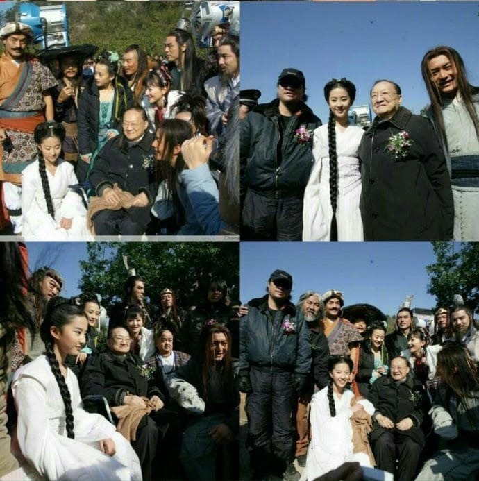 Nhan sắc nổi bật như vậy nên nhà văn Kim Dung đã dành lời khen không ngớt cho vai diễn Tiểu Long Nữ của Diệc Phi.