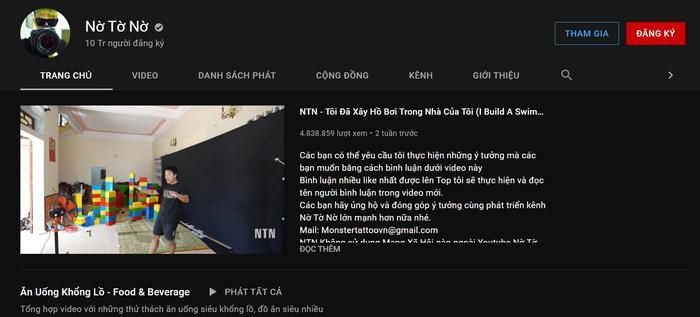 Nguyễn Thành Nam NTN chính thức trở thành Youtuber số 1 Việt Nam  3