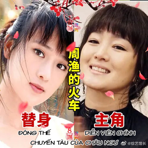 Trong Chuyến Tàu Châu Ngư, nữ diễn viên đóng thế Củng Lợi cũng nhận được nhiều lời khen từ CĐM.