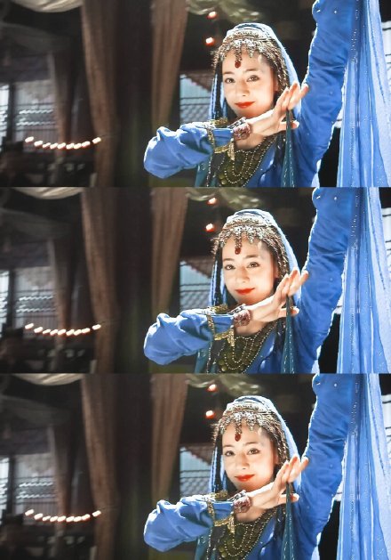 Tạo hình Tây Vực đẹp xuất sắc của Địch Lệ Nhiệt Ba. Tạo hình Tây Vực đẹp xuất sắc của Địch Lệ Nhiệt Ba.