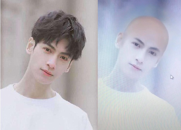 Mọi người đều công nhận La Vân Hi để tóc đẹp hơn hẳn. Khi cạo trọc đầu, anh ấy trông thiếu sức sống, không còn khí chất mỹ nam cổ trang nữa.