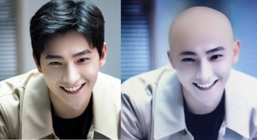 Dương Dương là minh chứng của nhan sắc cân mọi kiểu tóc. Dù trong bất cứ tạo hình nào thì anh ấy vẫn cứ đẹp xuất sắc. Nếu cạo đầu, Dương Dương trông trẻ thêm vài tuổi và vẫn tuyệt đỉnh mỹ nam.