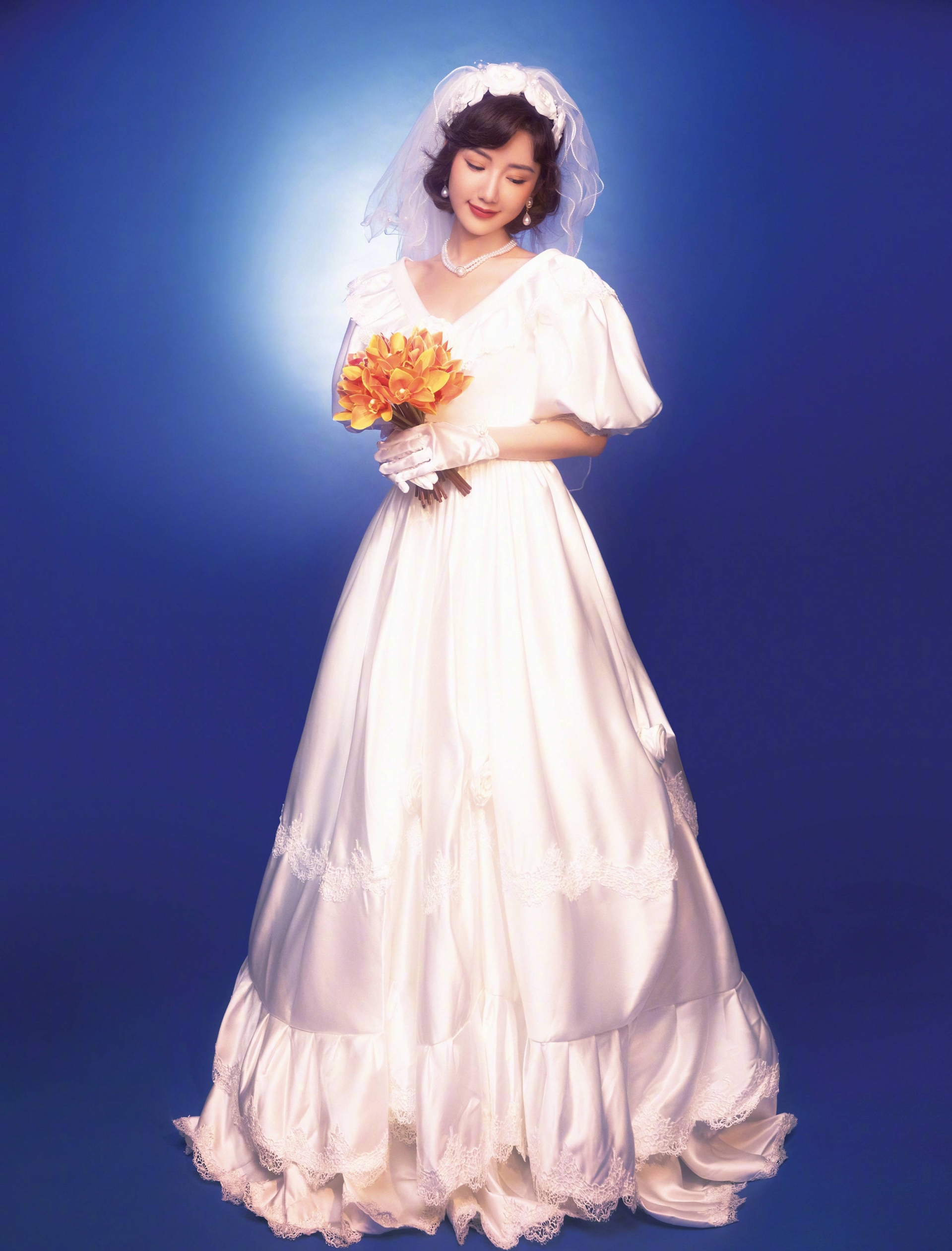 Trong bức ảnh này, Mao Hiểu Đồng đẹp tựa thiên sứ.