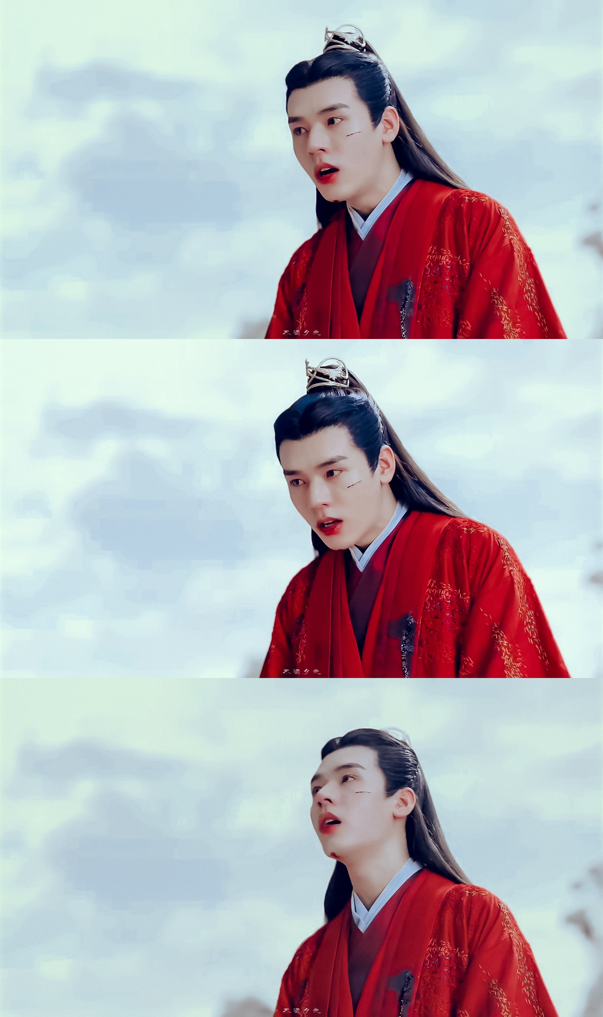 Tạo hình chiến tổn của 'cốc chủ Ôn Khách Hành' Cung Tuấn trong Sơn Hà Lệnh được fan khen bi mỹ. Tuy nhiên, bên cạnh những lời khen về vẻ đẹp anh tuấn, tạo hình gây xót thương thì một số người qua đường nhận định nét diễn của Cung Tuấn vô hồn, đau thương không ra đau thương, căm phẫn không ra căm phẫn.