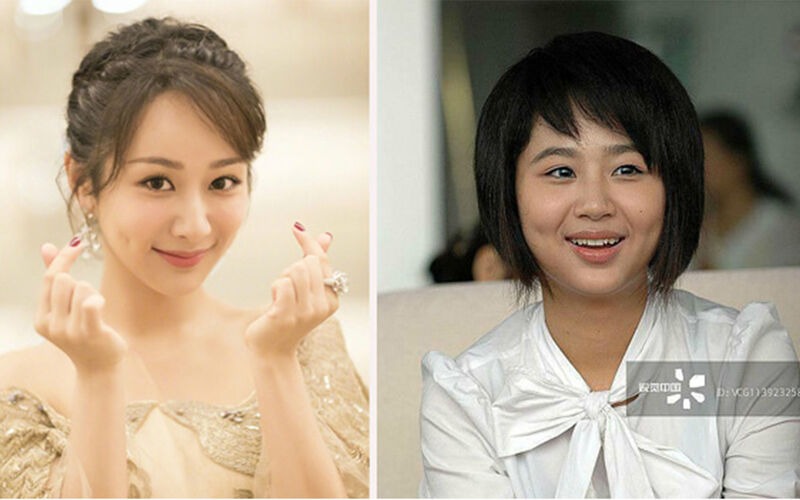 Dương Tử có lẽ là mỹ nhân chỉnh sửa ít nhất trong danh sách này bởi khán giả dễ dàng nhận thấy cô vẫn giữ được các nét cũ trên khuôn mặt. Thời dậy thì, Dương Tử đen và mặt hơi đẫy đà. Sau khi chỉnh nhẹ, cô nàng đã bước sang cảnh giới mới.