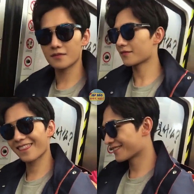 Nụ cười ngượng ngùng nhưng điên đảo chúng sinh của Dương Dương trước ống kính của fan.