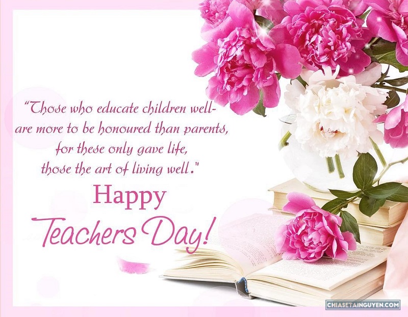 Those who educate children well are more to be honoured than parents, for these only gave life, those the art of living well.