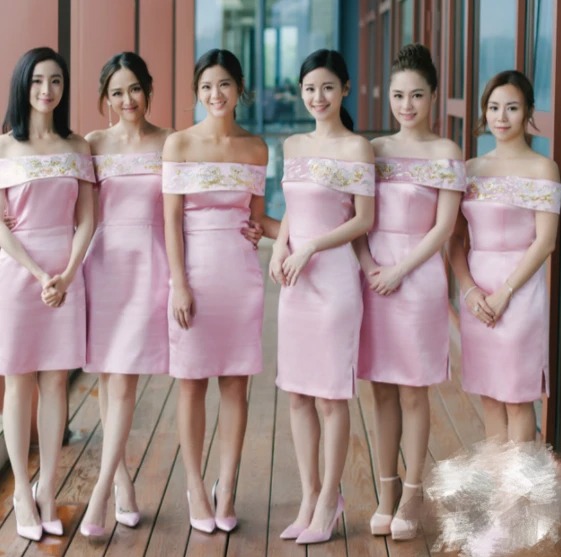 Điểm mặt những bộ váy phù dâu xấu - đẹp của sao Hoa ngữ: Angela Baby sắm váy hàng chợ, Đường Nghệ Hân được khen nức nở 5