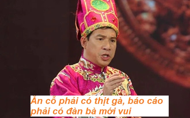 Táo Kinh tế 'tấu hài' khi đòi cho 'đàn bà' vào báo cáo chung cho vui.