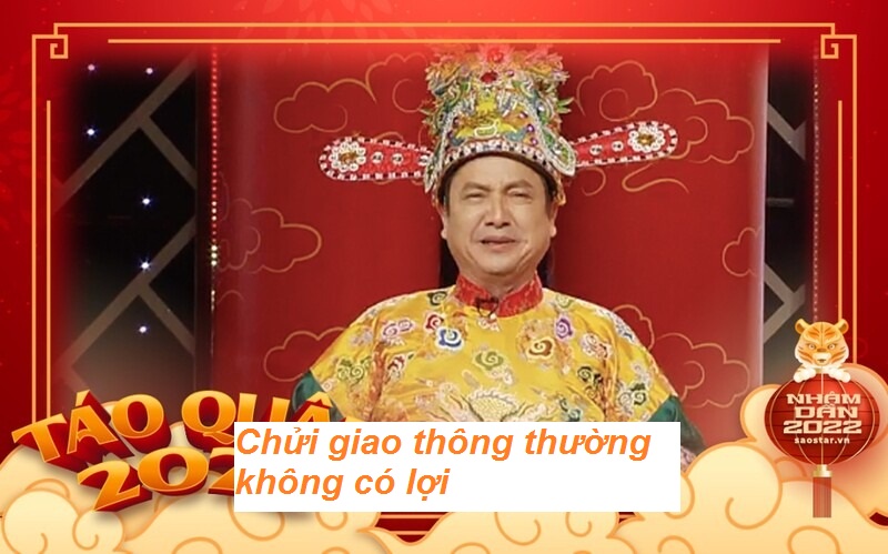 Người mở màn cho buổi chầu năm nay chính là Táo Giao thông Chí Trung.